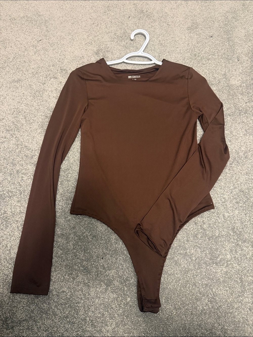 Urban Planet Brown Long-Sleeve Bodysuit